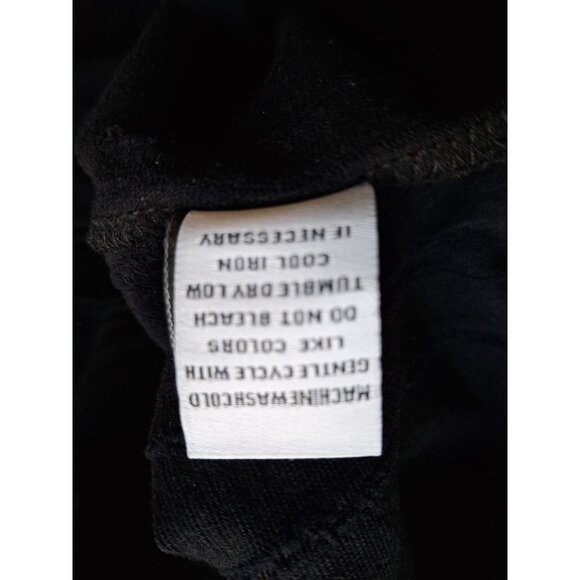 Habits Elastic Waist Textured Wide Leg Pants Womens Small Black - Picture 7 of 10